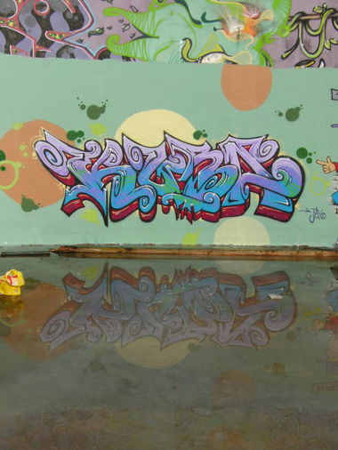 Graffiti Wall in Itzehoe - Photo by KUBA182 - Kuba, Pad, GFB (2014)