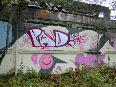 Graffiti Bombing in Itzehoe - Photo by KUBA182 - PAD, Kuba (2014)