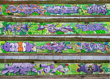 Graffiti Wall - Photo by KUBA182 - BAS, Jasen, nais (2014)