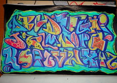 Graffiti Sketch - Photo by KUBA182 - ABC, Kuba, PAD (2014)