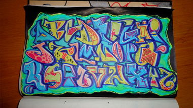 Graffiti Sketch - Photo by KUBA182 - ABC, Kuba, PAD (2014)