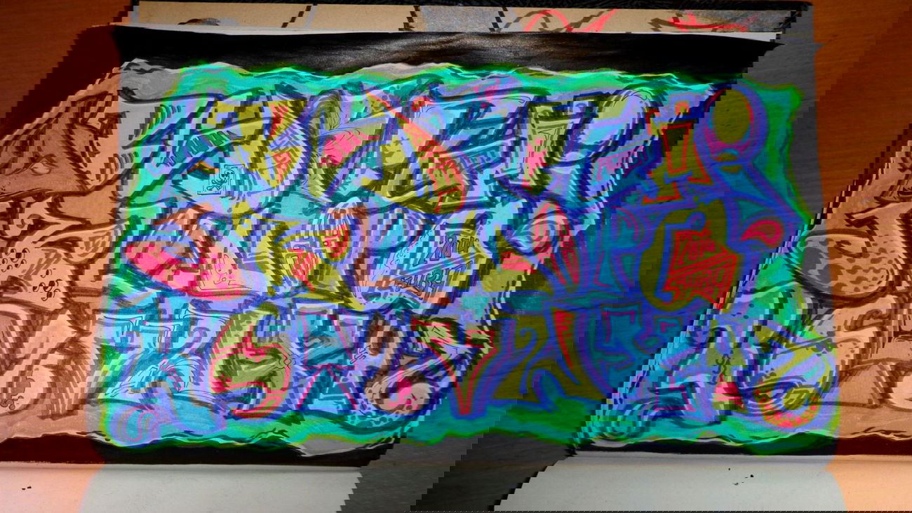 Graffiti Sketch - Photo by KUBA182 - ABC, Kuba, PAD (2014)