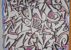 Graffiti Sketch - Photo by KUBA182 - ABC, Kuba, Pad (2014)