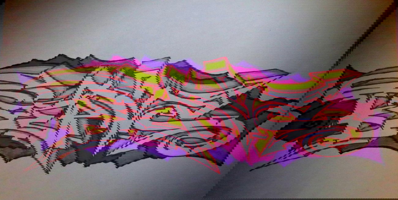 Graffiti Sketch - Photo by KUBA182 - kuba, beats (2015)