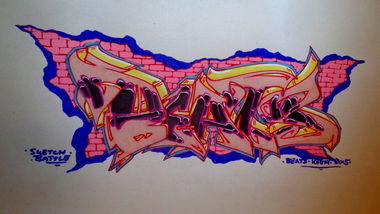 Graffiti Sketch - Photo by KUBA182 - beats (2015)