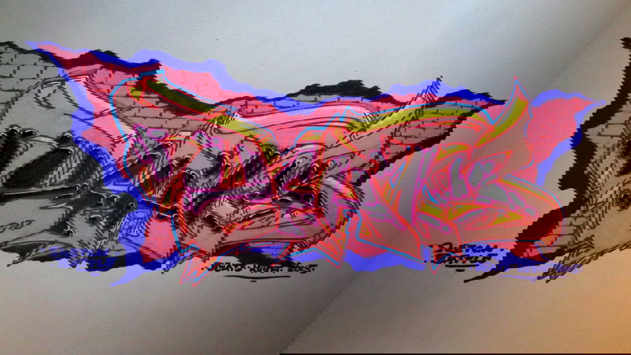 Graffiti Sketch - Photo by KUBA182 - beats (2015)