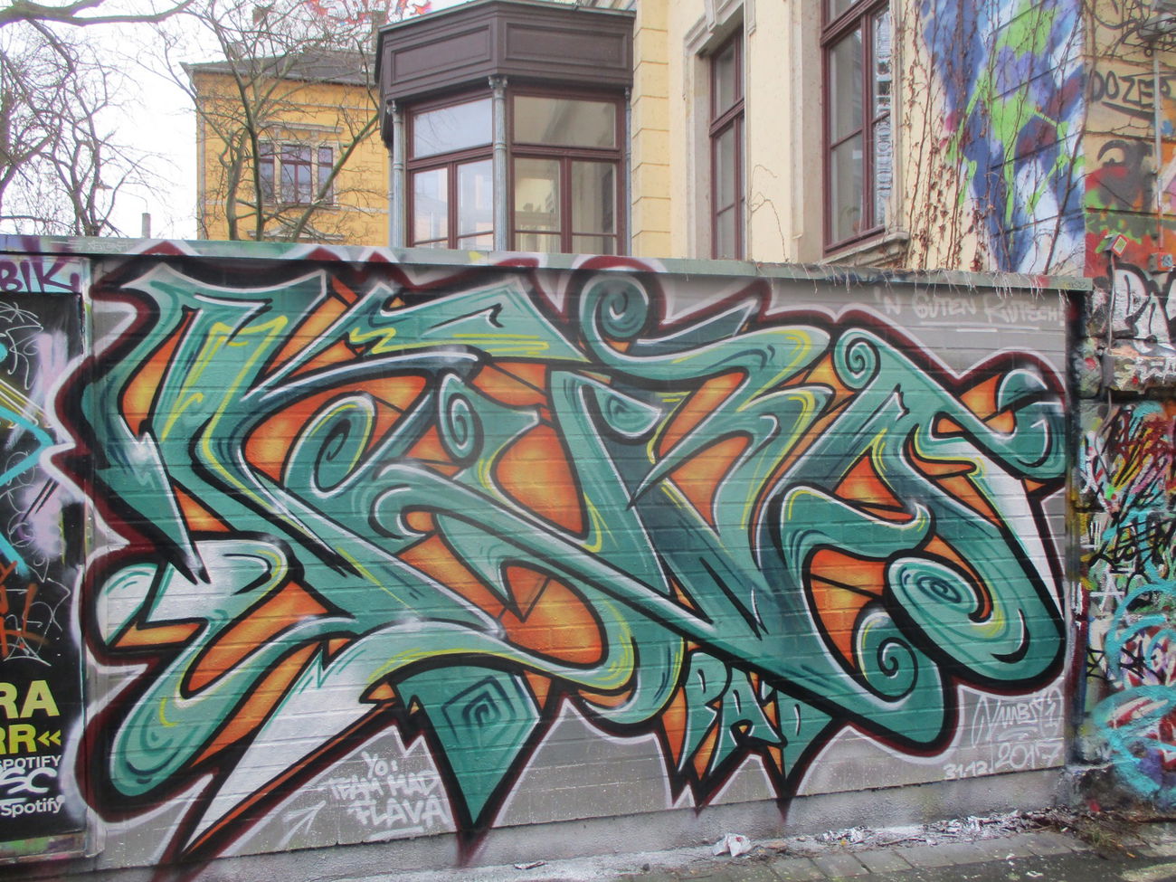 Graffiti Wall - Photo by KUBA182 - kuba, pad, leipzig (2017)