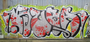 Graffiti Wall - Photo by KUBA182 - kuba, pad, abandoned (2018)