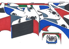 Graffiti Sketch - Photo by KUBA182 - kuba, pad, paintalldays (2018)