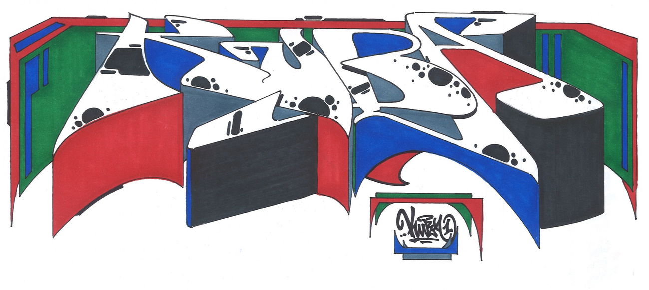 Graffiti Sketch - Photo by KUBA182 - kuba, pad, paintalldays (2018)