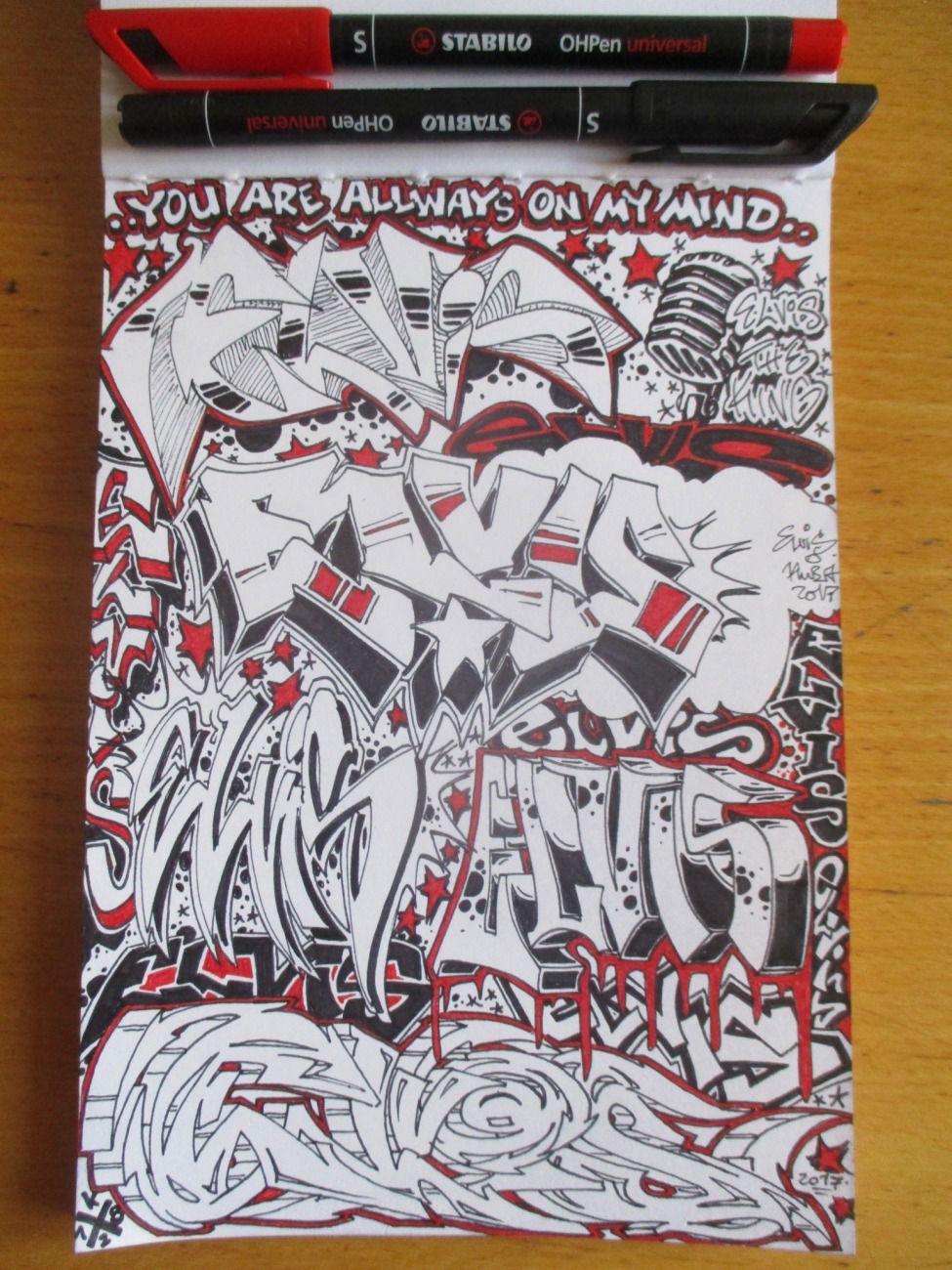 Graffiti Wall - Photo by KUBA182 - kuba, Elvis (2017)