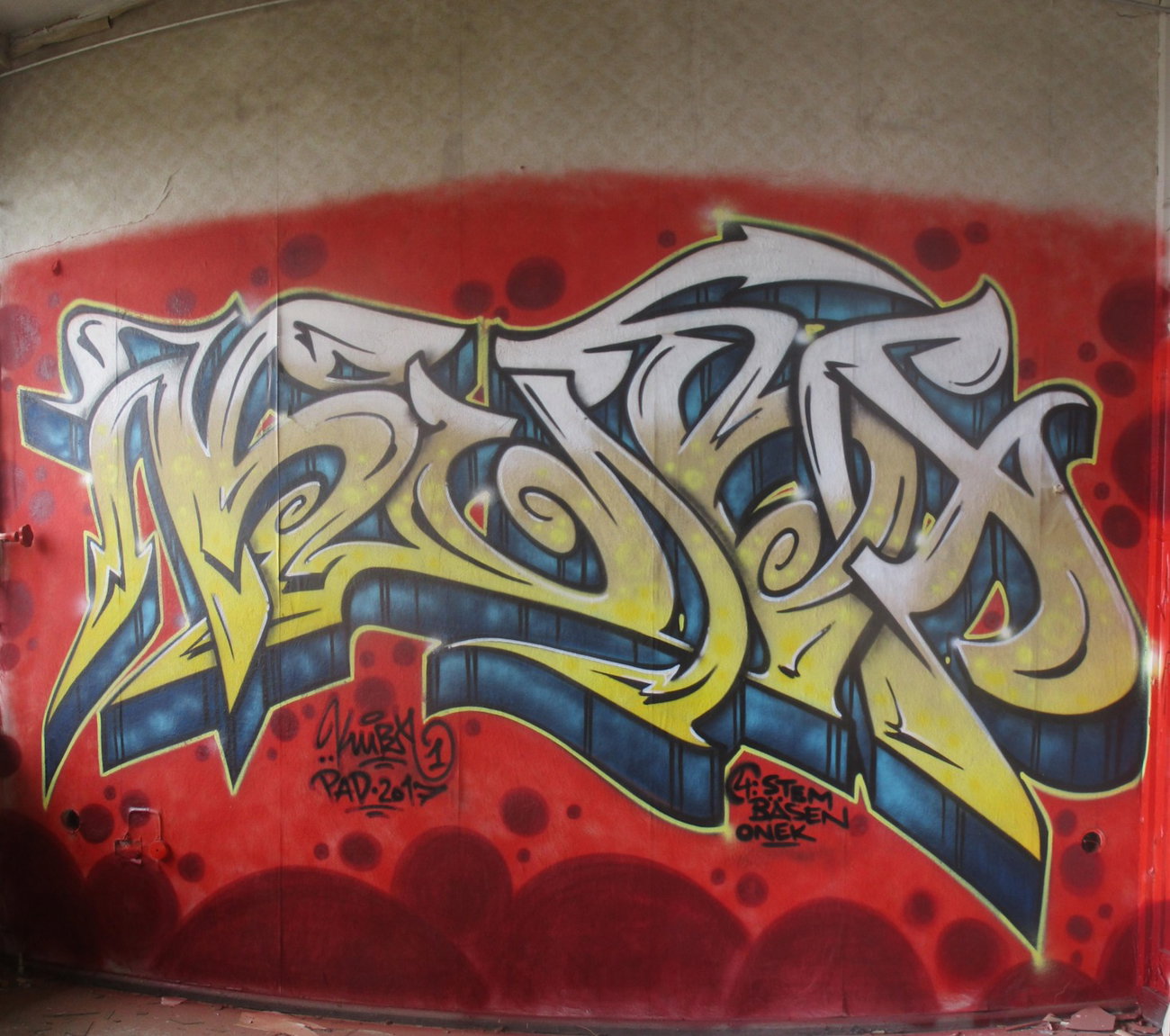 Graffiti Wall - Photo by KUBA182 - kuba, pad (2017)