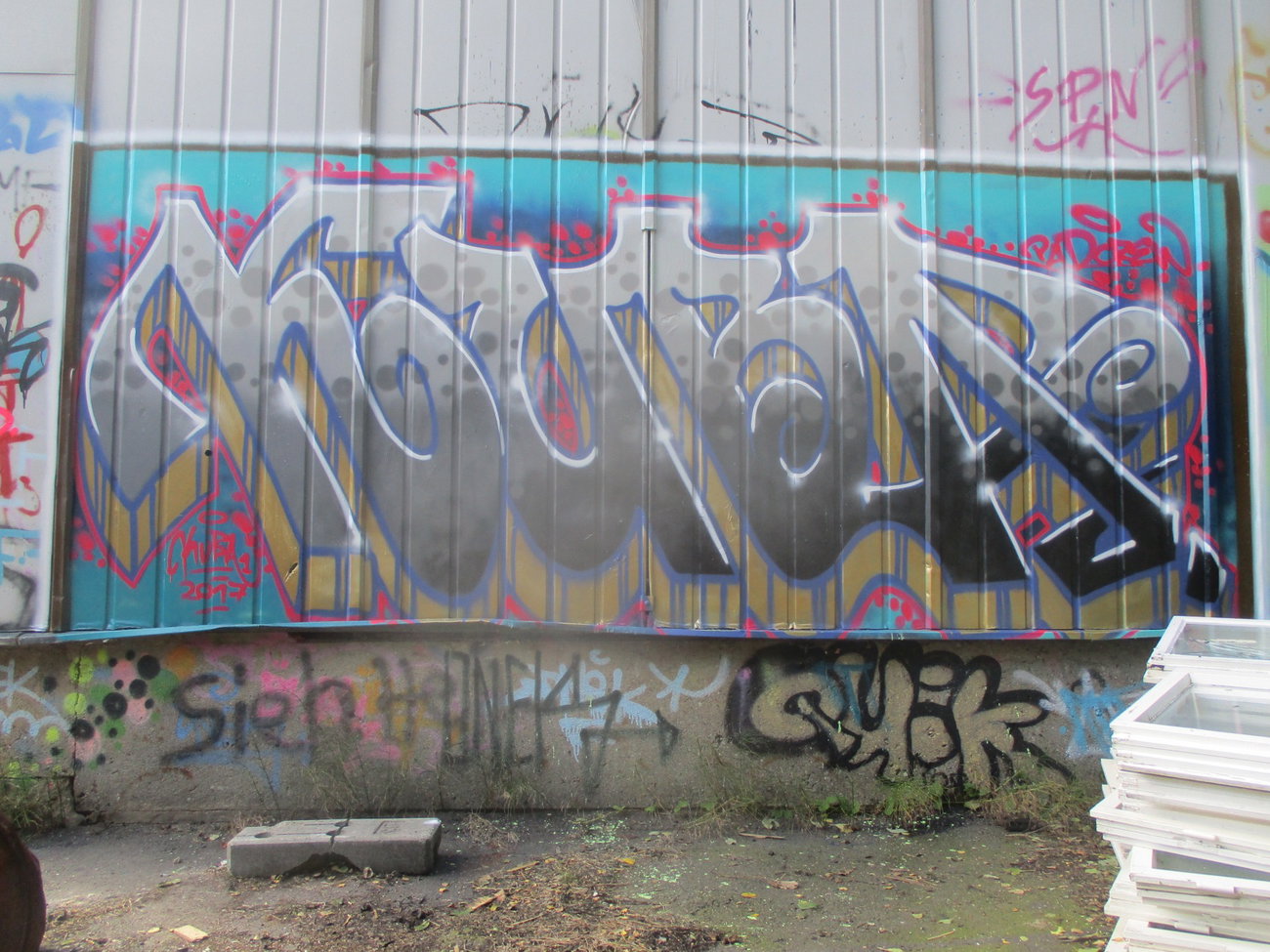 Graffiti Wall - Photo by KUBA182 - kuba, pad, abandoned (2017)