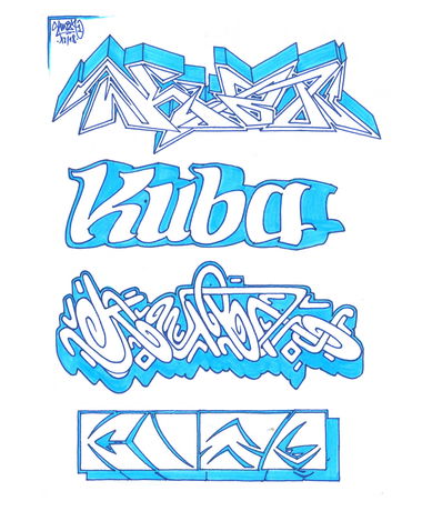 Graffiti Sketch - Photo by KUBA182 - kuba (2019)