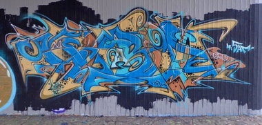 Graffiti Wall - Photo by KUBA182 - kuba, pad, sam (2015)