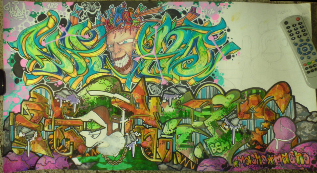 Graffiti Sketch - Photo by KUBA182 (2009)