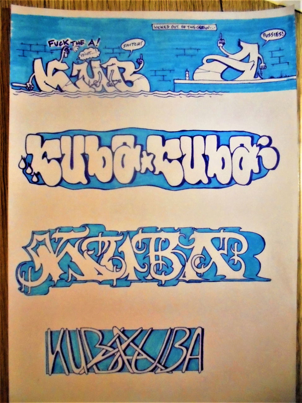 Graffiti Sketch - Photo by KUBA182 (2019)