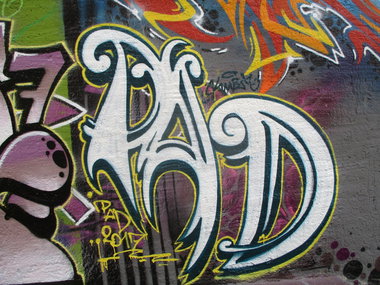 Graffiti Wall - Photo by KUBA182 - PAD, Kuba (2017)