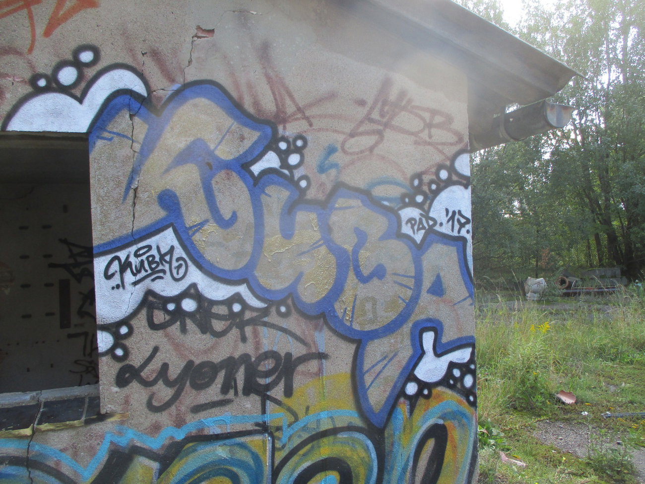 Graffiti Wall - Photo by KUBA182 - kuba, pad, abandoned (2017)