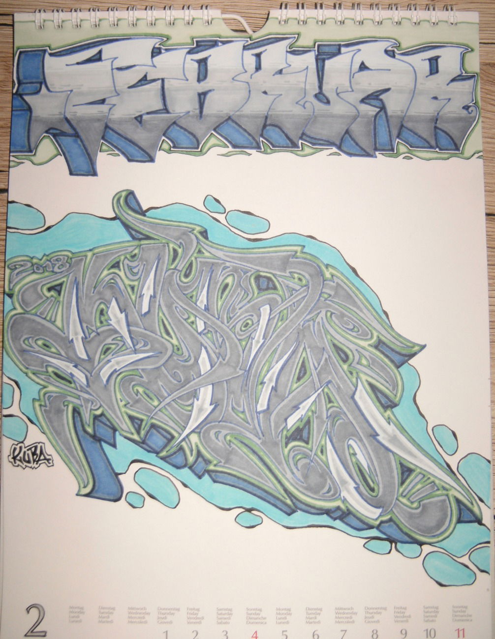 Graffiti Sketch - Photo by KUBA182 - kuba, pad, paintalldays (2018)