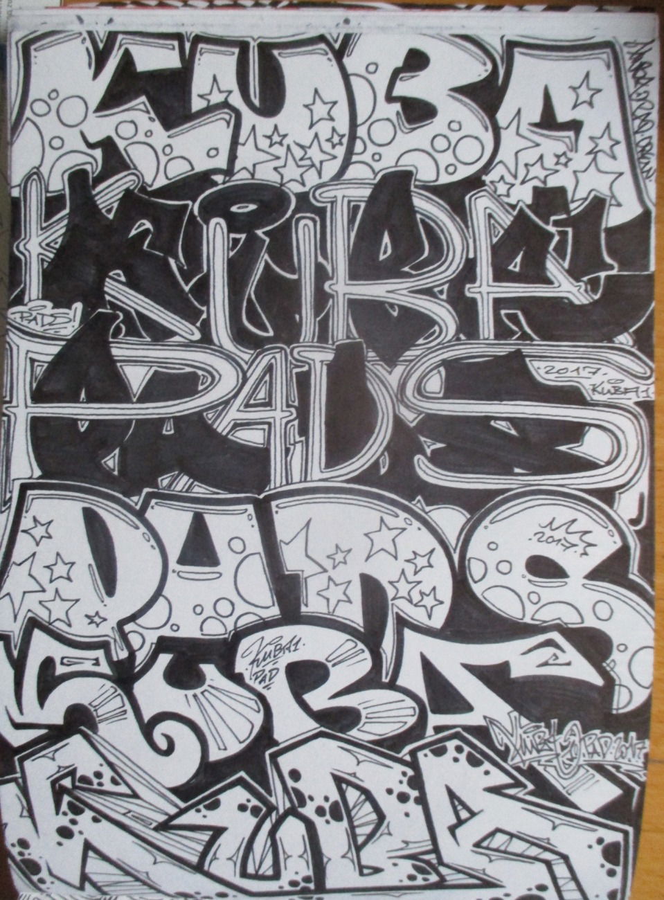 Graffiti Sketch - Photo by KUBA182 - kuba, pads (2017)