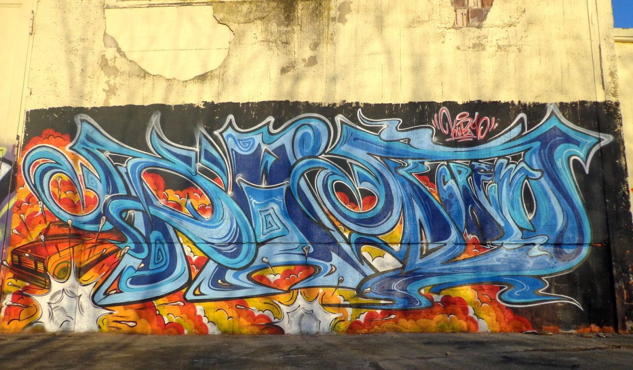 Graffiti Wall - Photo by KUBA182 - PAD, Kuba, GFBPAD (2015)