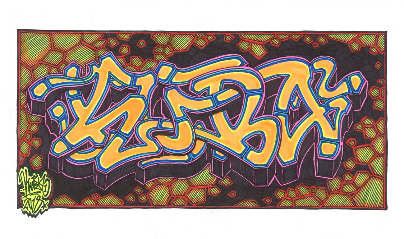 Graffiti Sketch - Photo by KUBA182 - kuba, pad, paintalldays (2018)