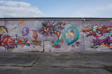 Graffiti Wall - Photo by KUBA182 - PAD, Dexer, Kuba (2016)