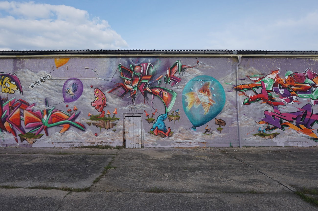 Graffiti Wall - Photo by KUBA182 - PAD, Dexer, Kuba (2016)