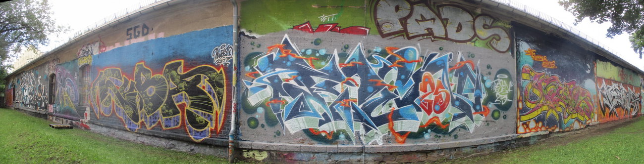 Graffiti Wall - Photo by KUBA182 - freiberghall, pihaus, pad (2017)