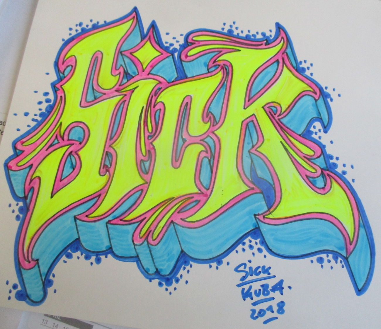 Graffiti Wall - Photo by KUBA182 - sick, kuba, pad (2018)