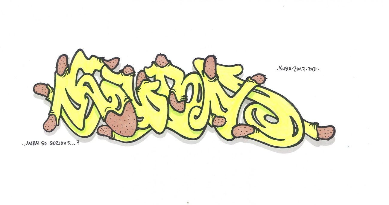 Graffiti Sketch - Photo by KUBA182 - kuba, pad (2017)