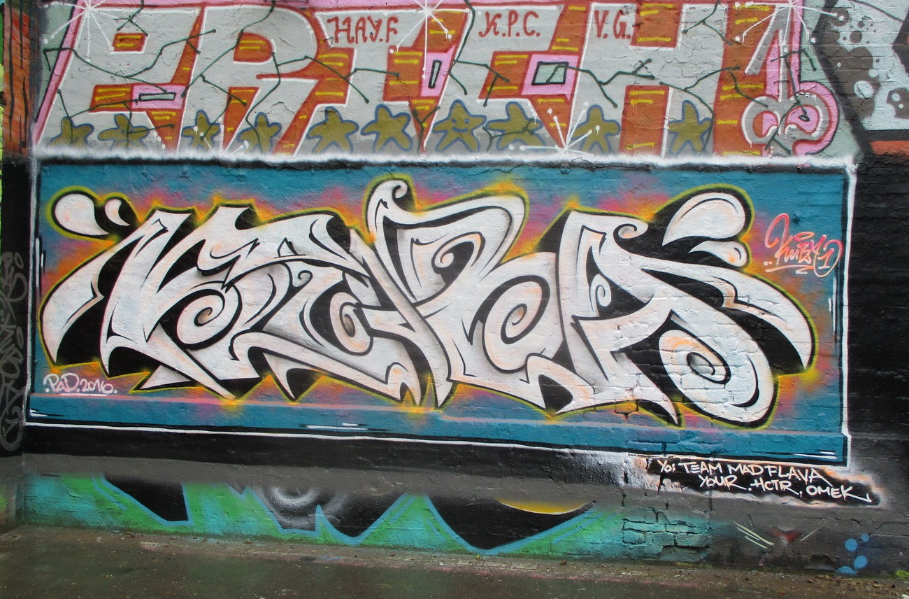 Graffiti in Leipzig - Photo by KUBA182 - kuba, pad (2016)