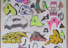 Graffiti Sketch - Photo by KUBA182 - kuba, sketches, pad (2017)