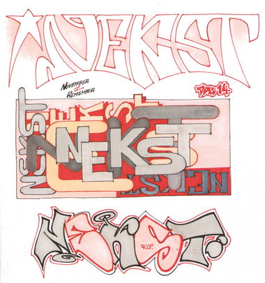 Graffiti Sketch - Photo by KUBA182 (2017)