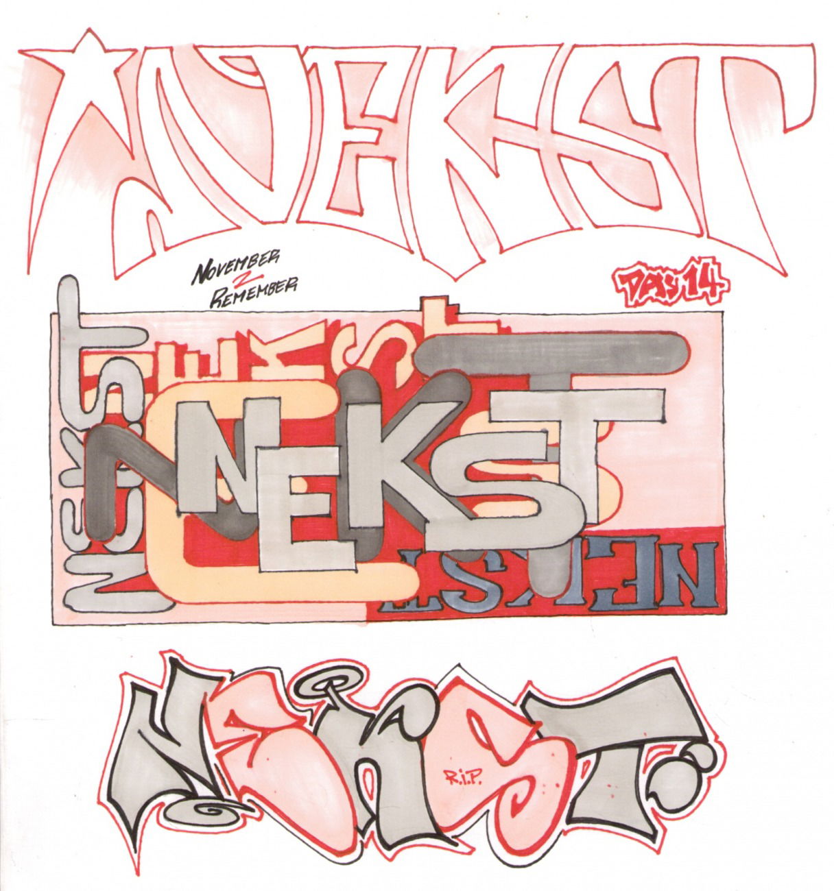 Graffiti Sketch - Photo by KUBA182 (2017)