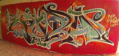 Graffiti Wall - Photo by KUBA182 - Kuba, PAD (2015)