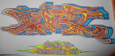 Graffiti Sketch - Photo by KUBA182 (2017)