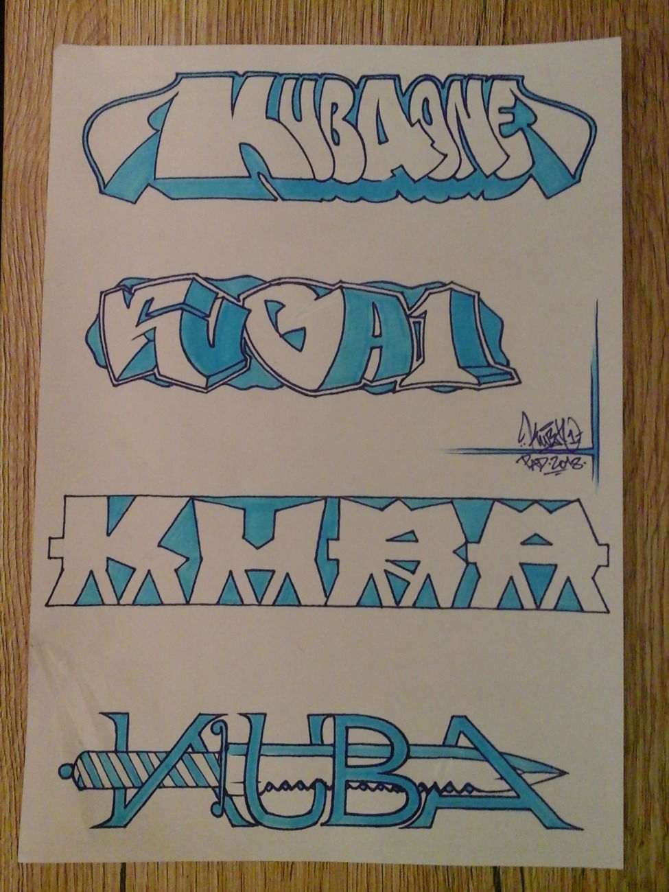 Graffiti Sketch - Photo by KUBA182 - kuba (2018)