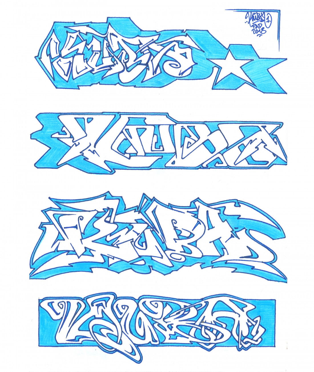 Graffiti Sketch - Photo by KUBA182 - kuba (2019)