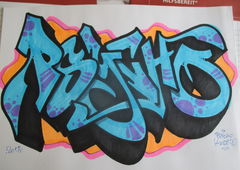 Graffiti Wall - Photo by KUBA182 - kuba, psycho