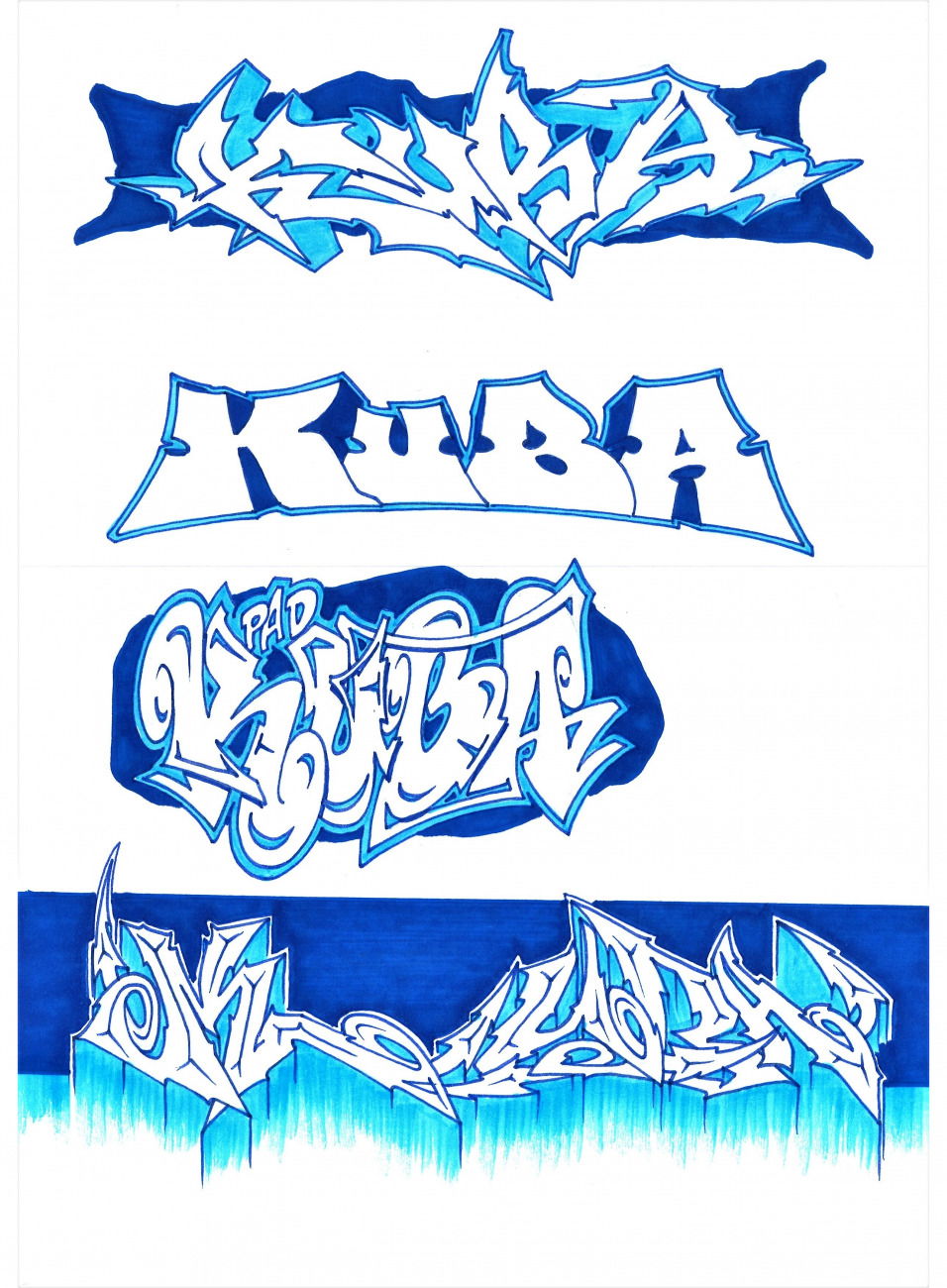 Graffiti Sketch - Photo by KUBA182 - kuba, pad, serie (2019)