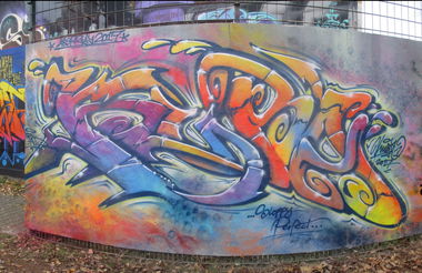 Graffiti Wall - Photo by KUBA182 - kuba, splatter, pad (2017)