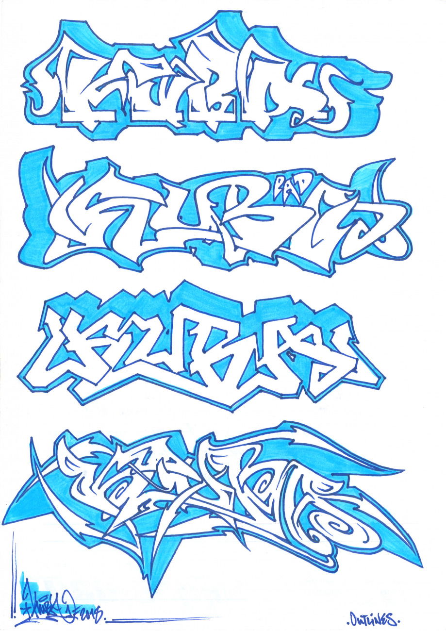 Graffiti Sketch - Photo by KUBA182 - kuba, pad (2019)