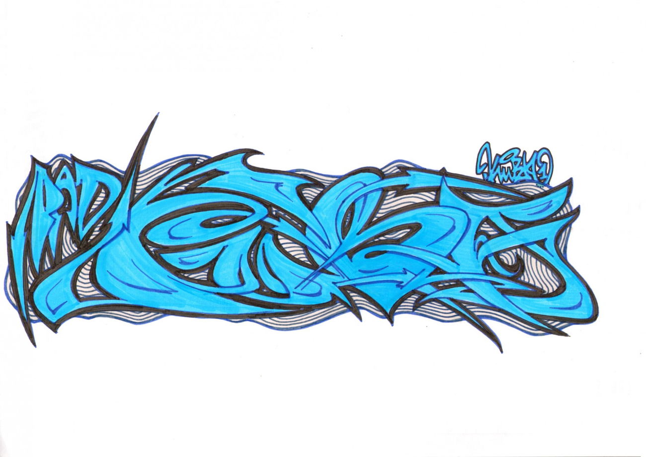 Graffiti Sketch - Photo by KUBA182 - kuba, pad (2018)