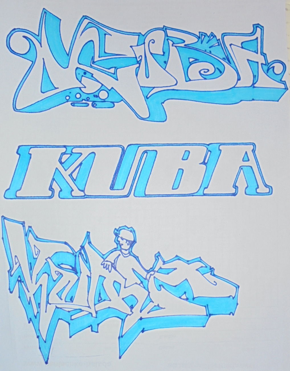 Graffiti Sketch - Photo by KUBA182 - kuba (2018)