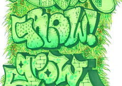 Graffiti Wall - Photo by KUBA182 - kuba, grow, weed (2018)