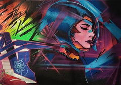 Graffiti Wall - Photo by KUBA182 - kuba, character (2018)