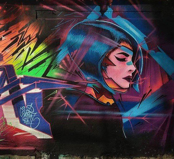 Graffiti Wall - Photo by KUBA182 - kuba, character (2018)