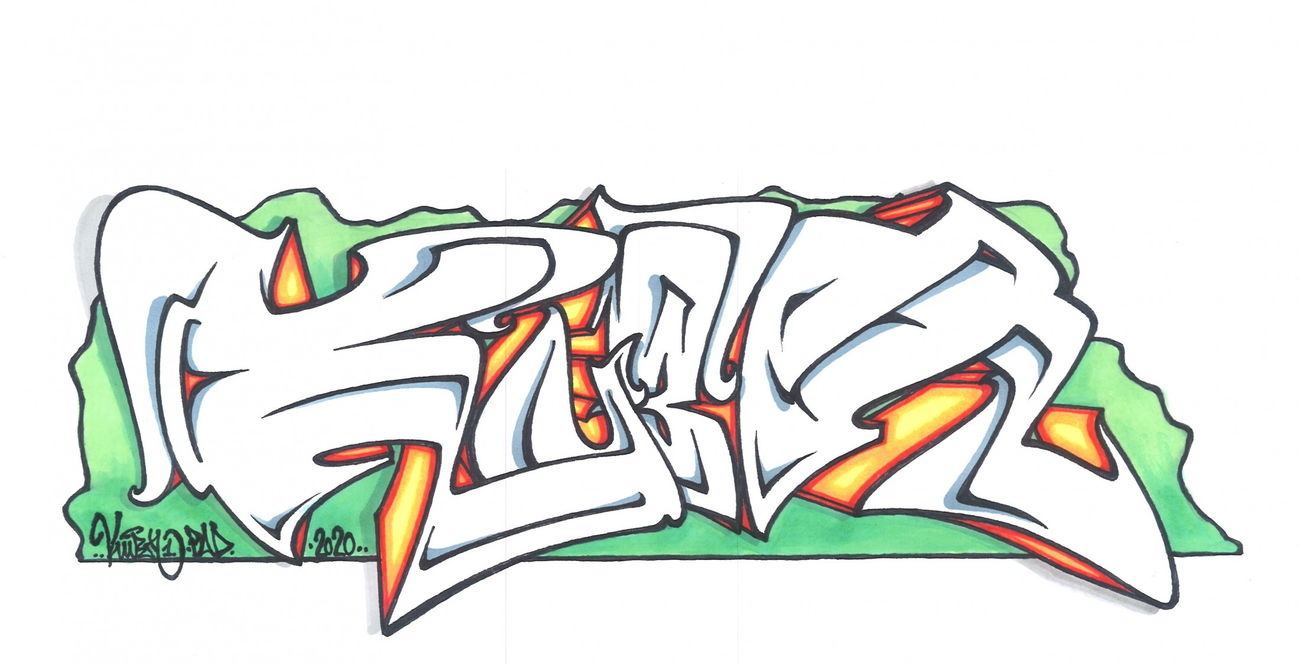 Graffiti Sketch - Photo by KUBA182 - kubakubsen, kuba, pad (2020)